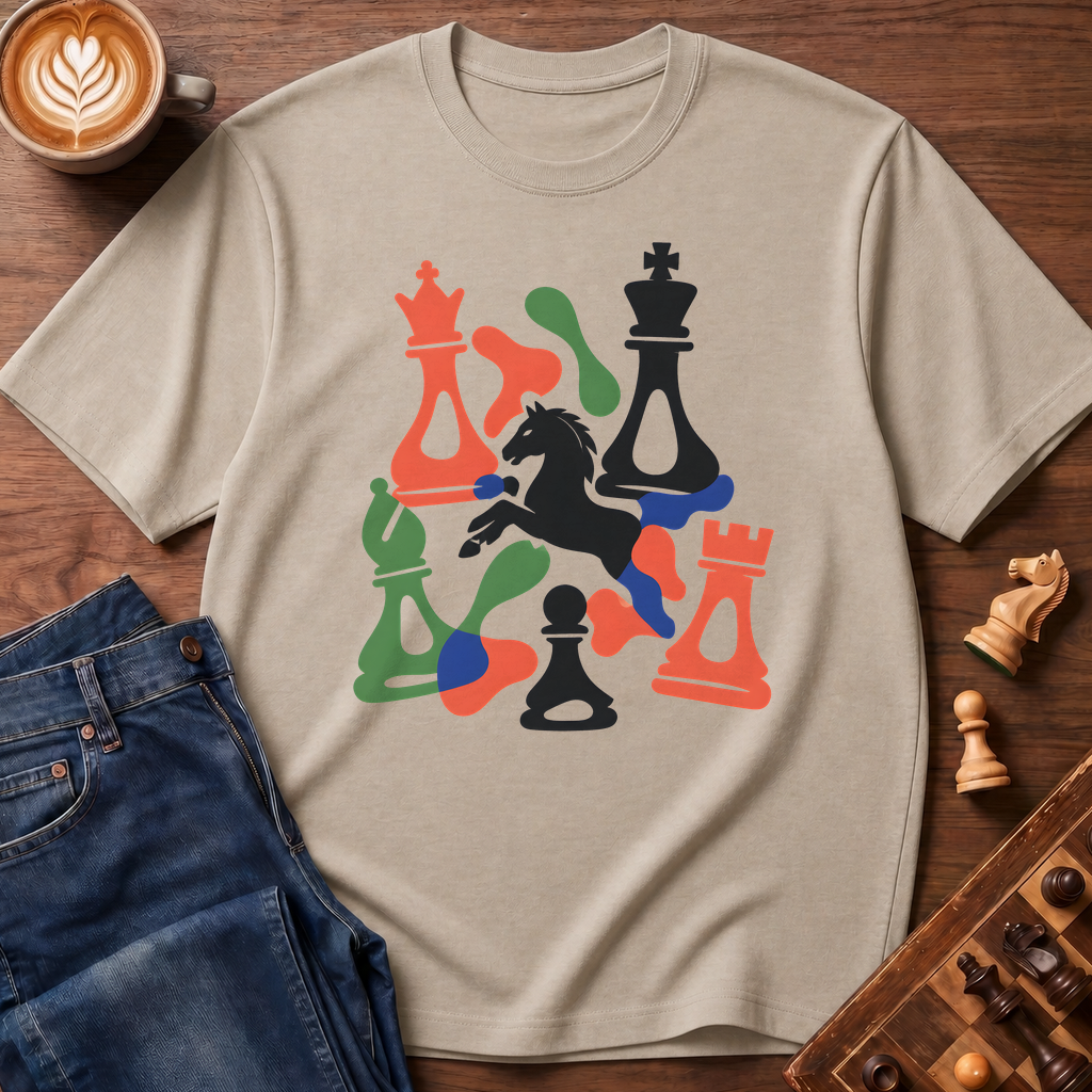 Cutout Chess Garden T-Shirt