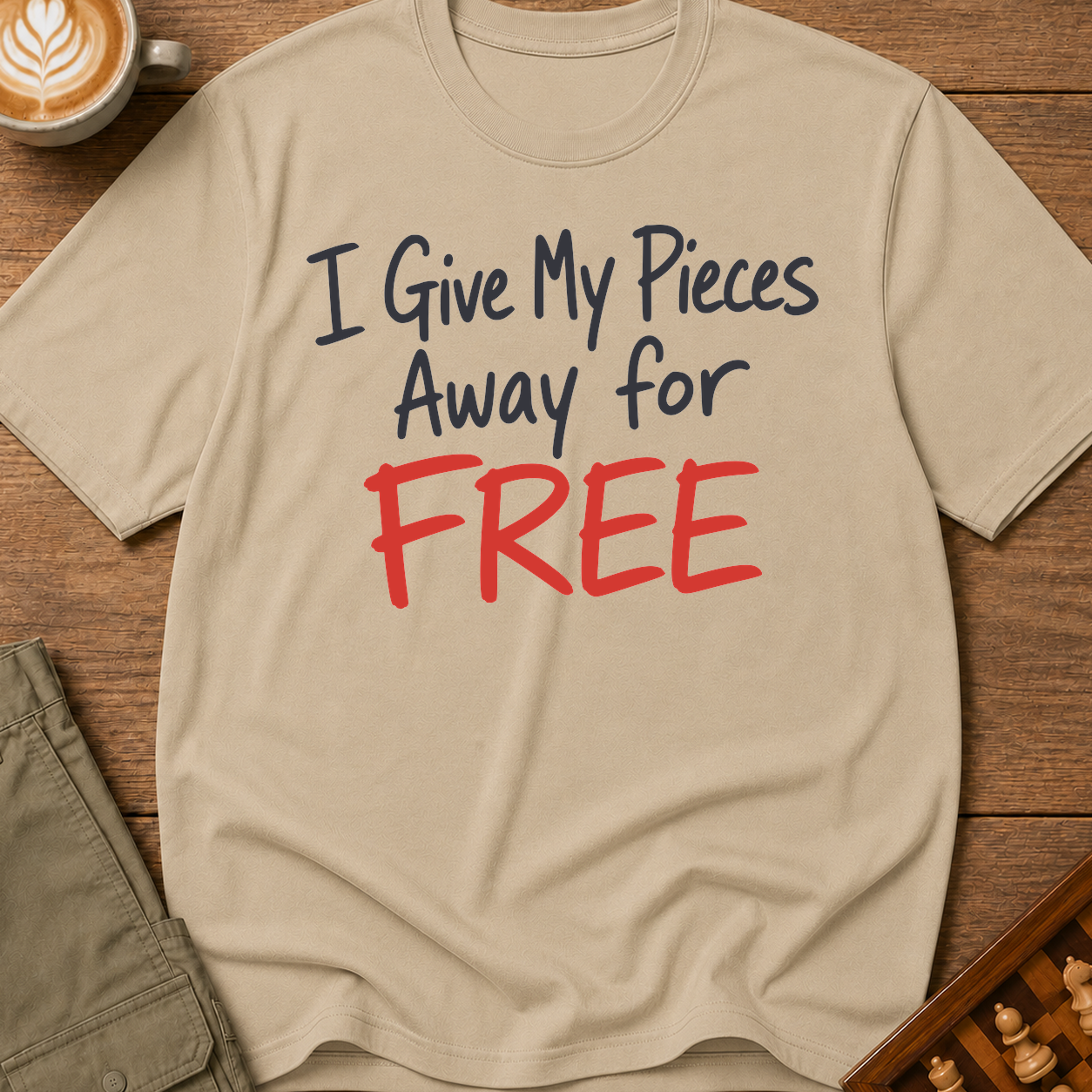 I Give My Pieces Away Free T-Shirt
