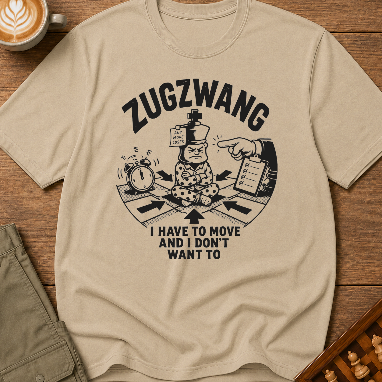Zugzwang I Have To Move And I Don't Want To T-Shirt