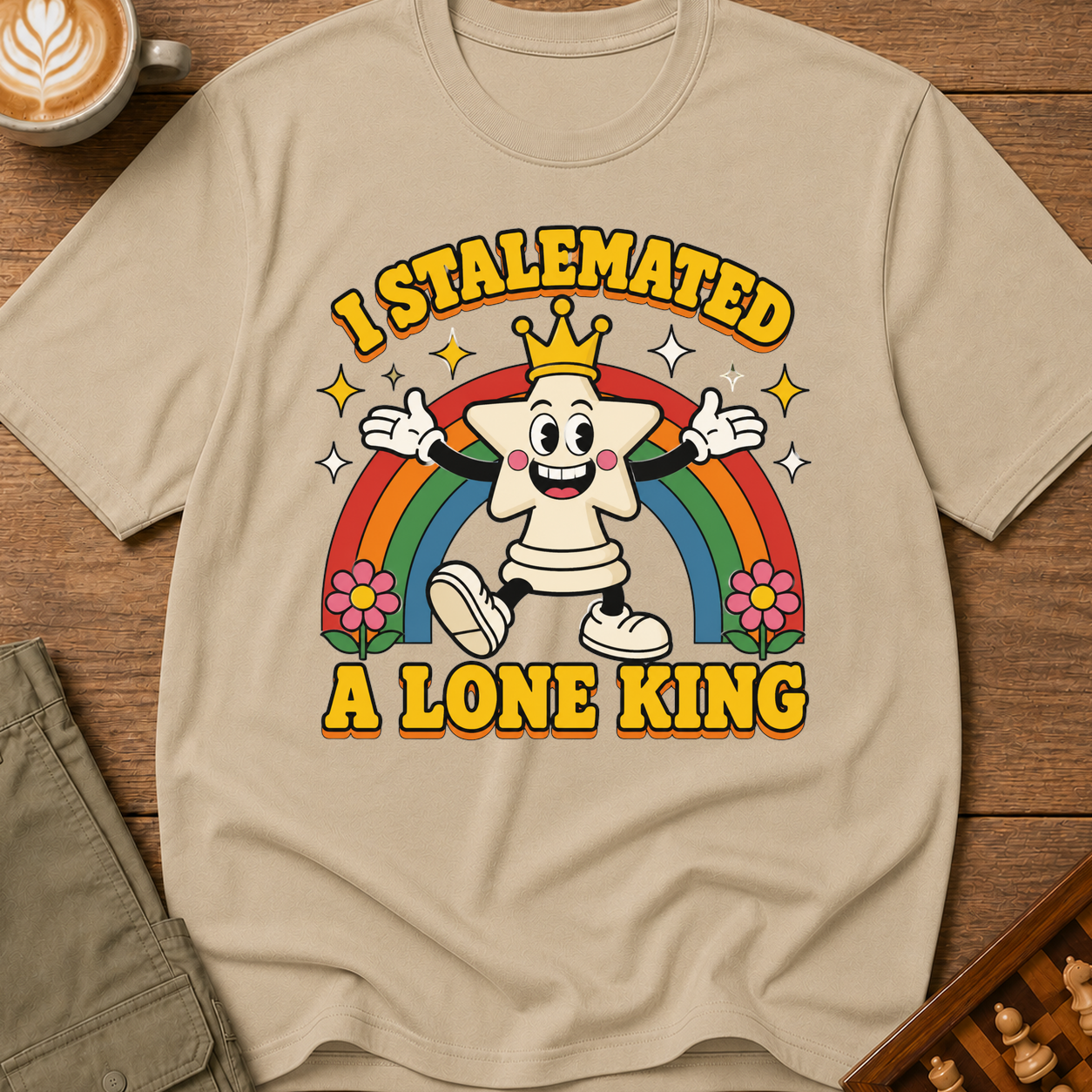 Stalemated a Lone King T-Shirt