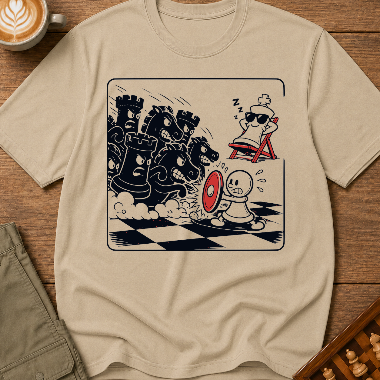 King Asleep As Pieces Flee T-Shirt