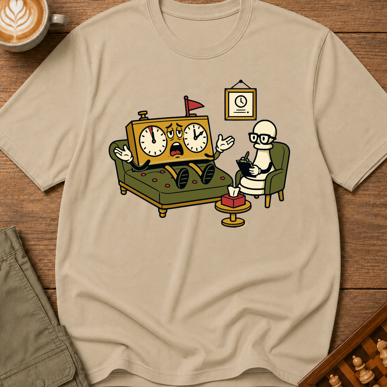 Time Trouble Therapy T-Shirt