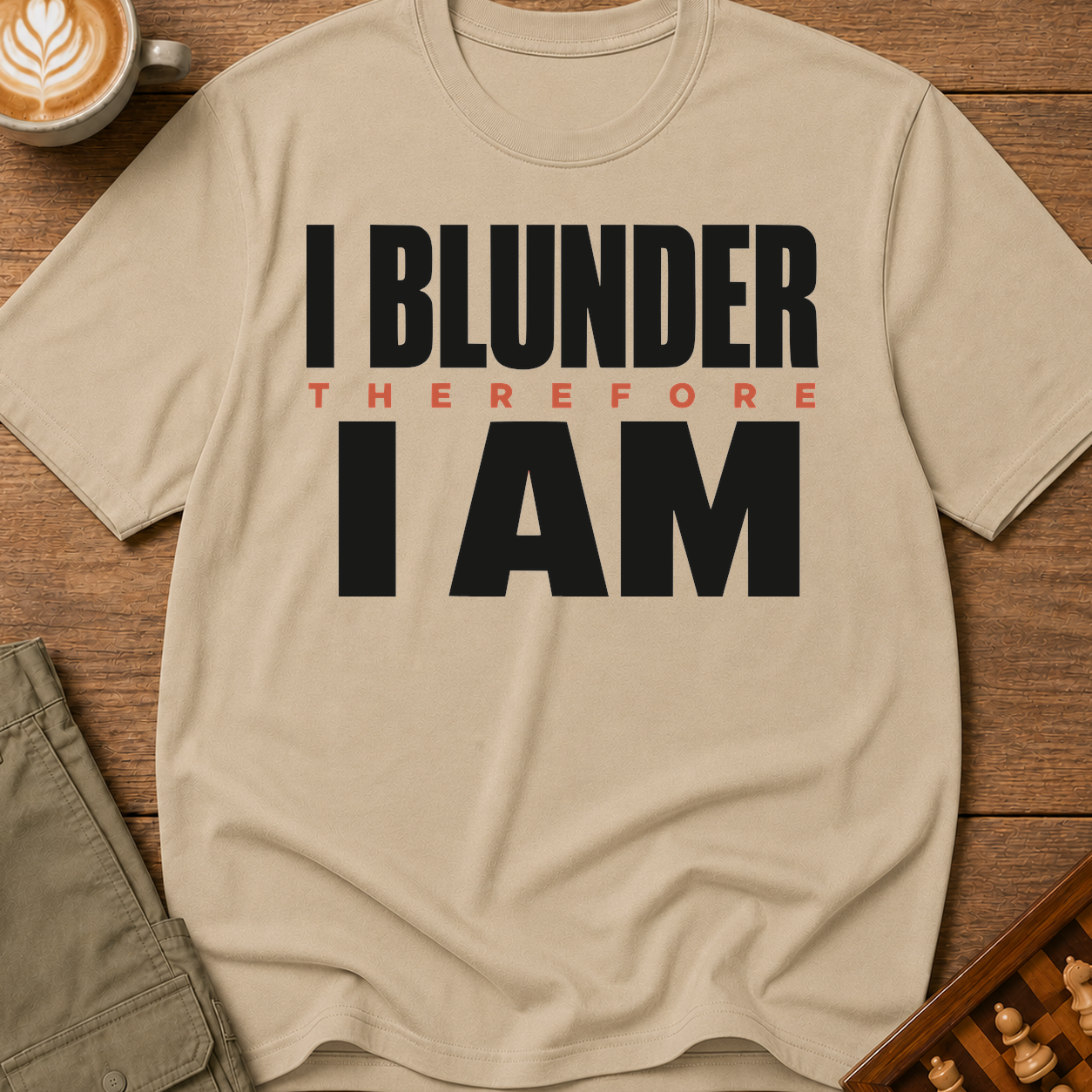 I Blunder Therefore I Am Bold T-Shirt