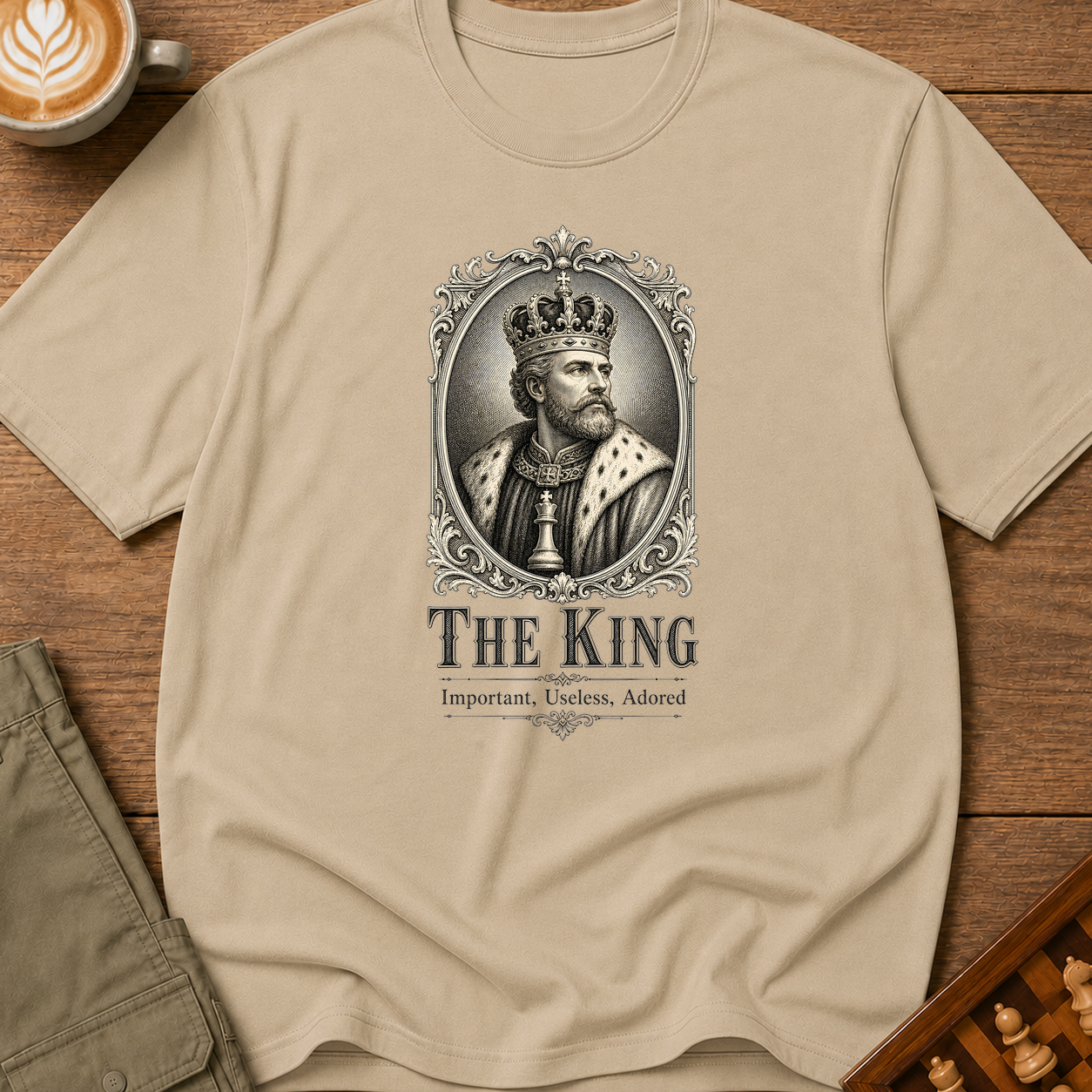 The King Important Useless Adored T-Shirt