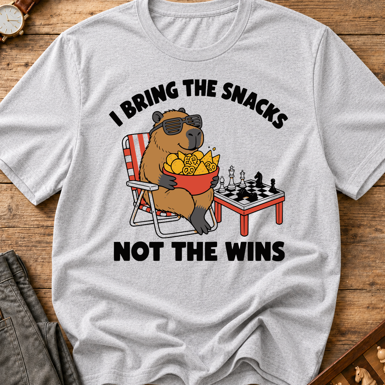 I Bring The Snacks Not The Wins T-Shirt