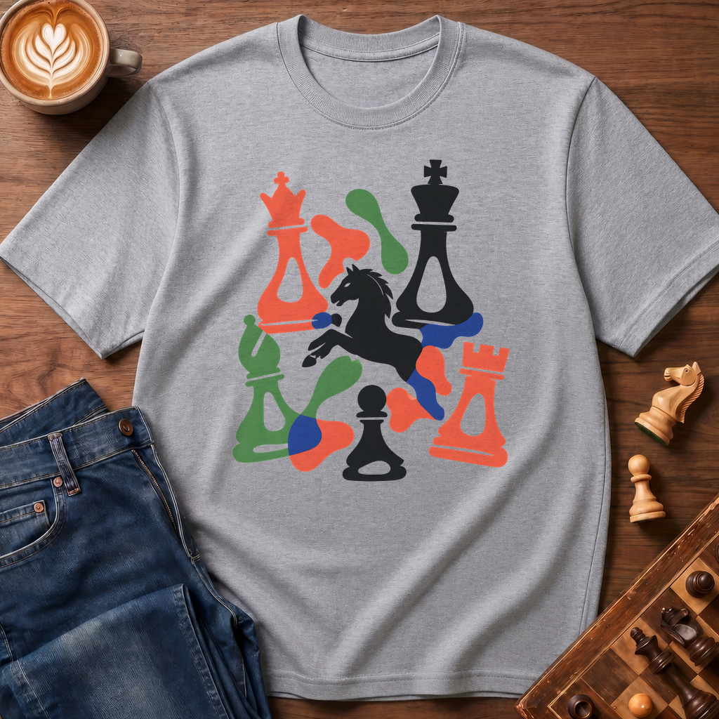 Cutout Chess Garden T-Shirt