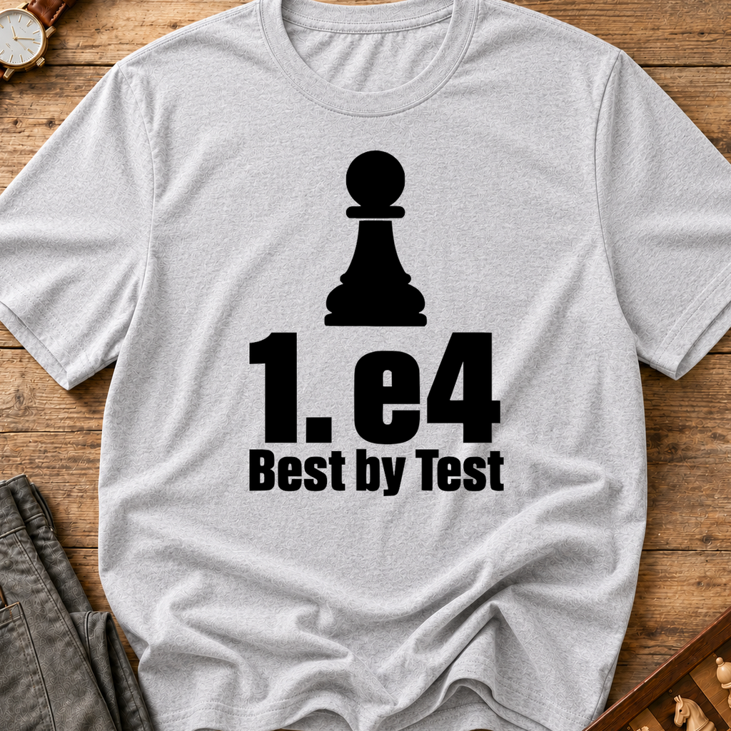 1 e4 Best By Test T-Shirt