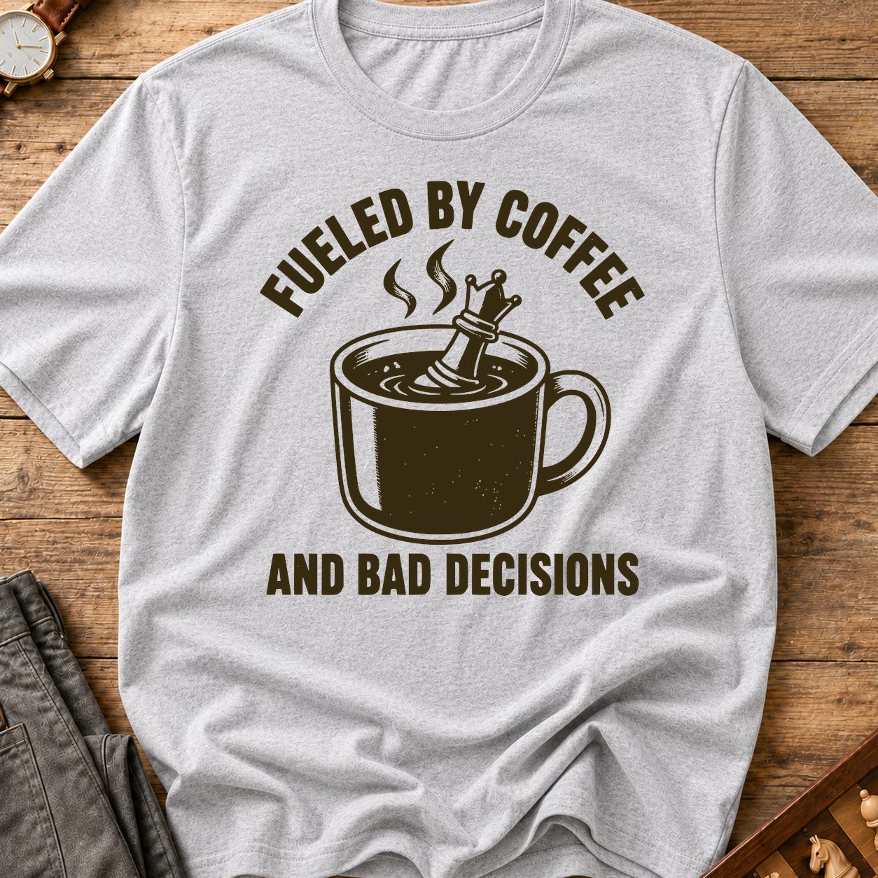 Fueled By Coffee And Bad Decisions T-Shirt