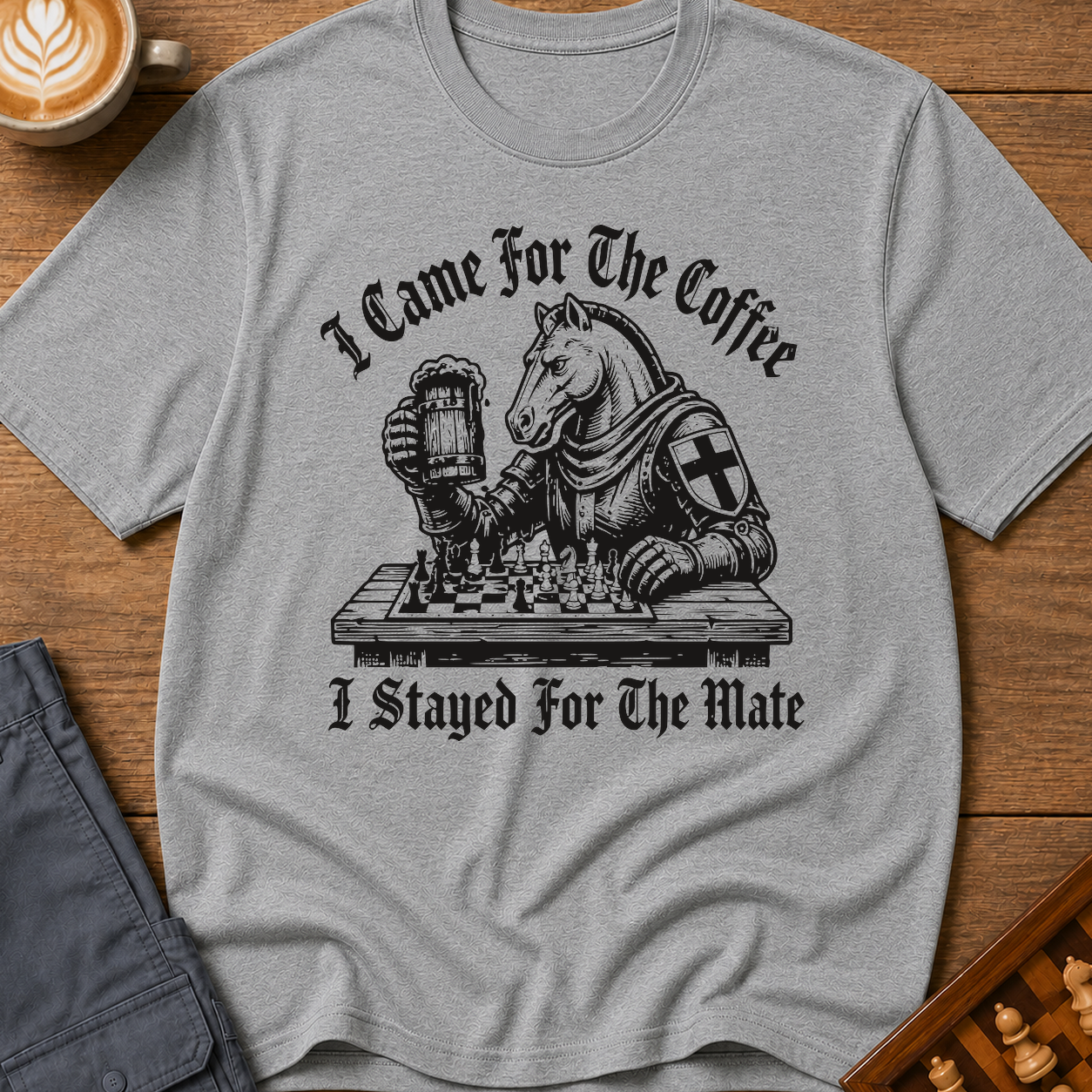 Came for the Coffee Stayed for the Mate T-Shirt