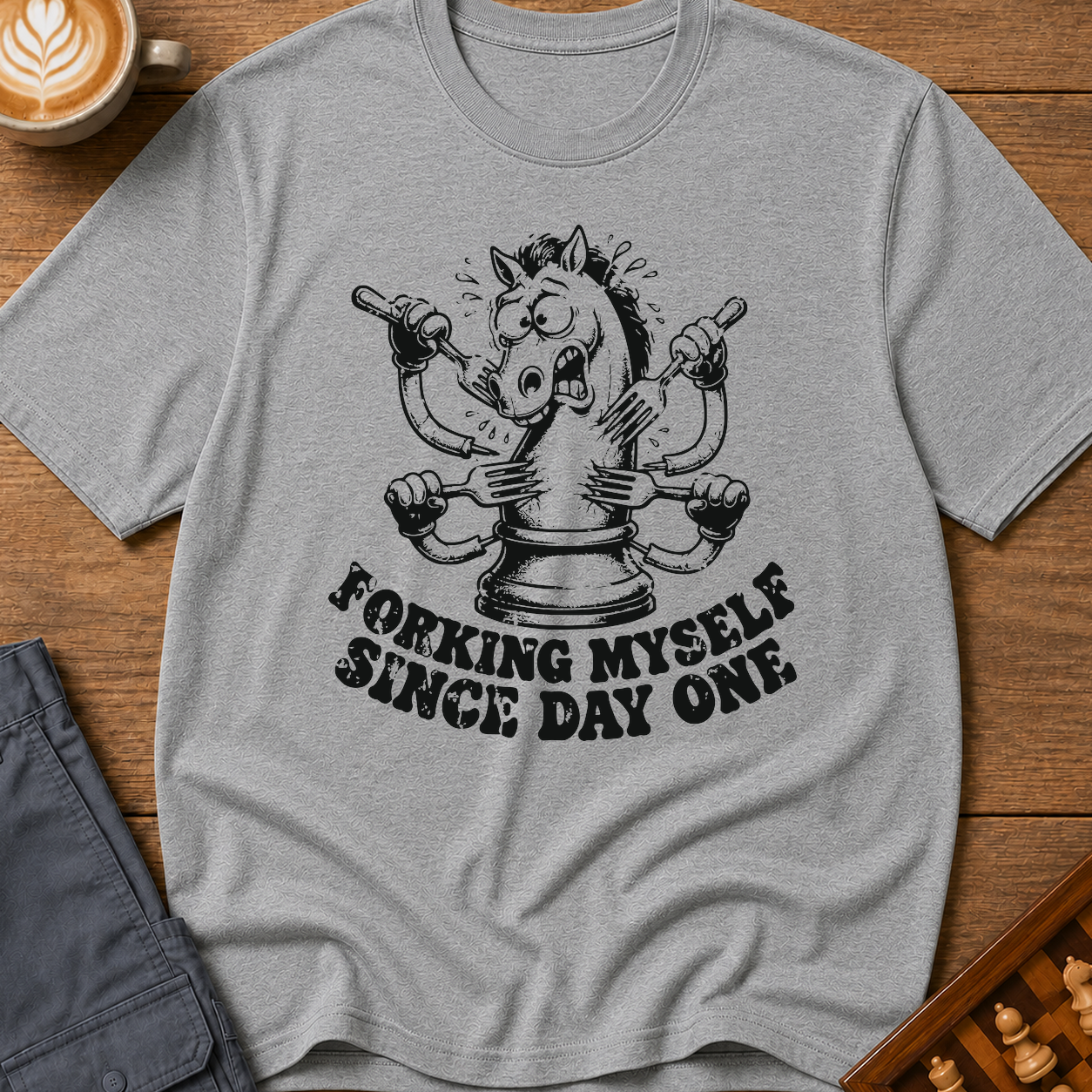 Forking Myself Since Day One T-Shirt
