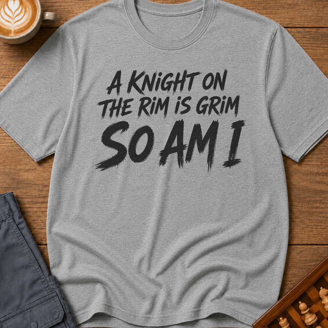 A Knight On The Rim Is Grim T-Shirt