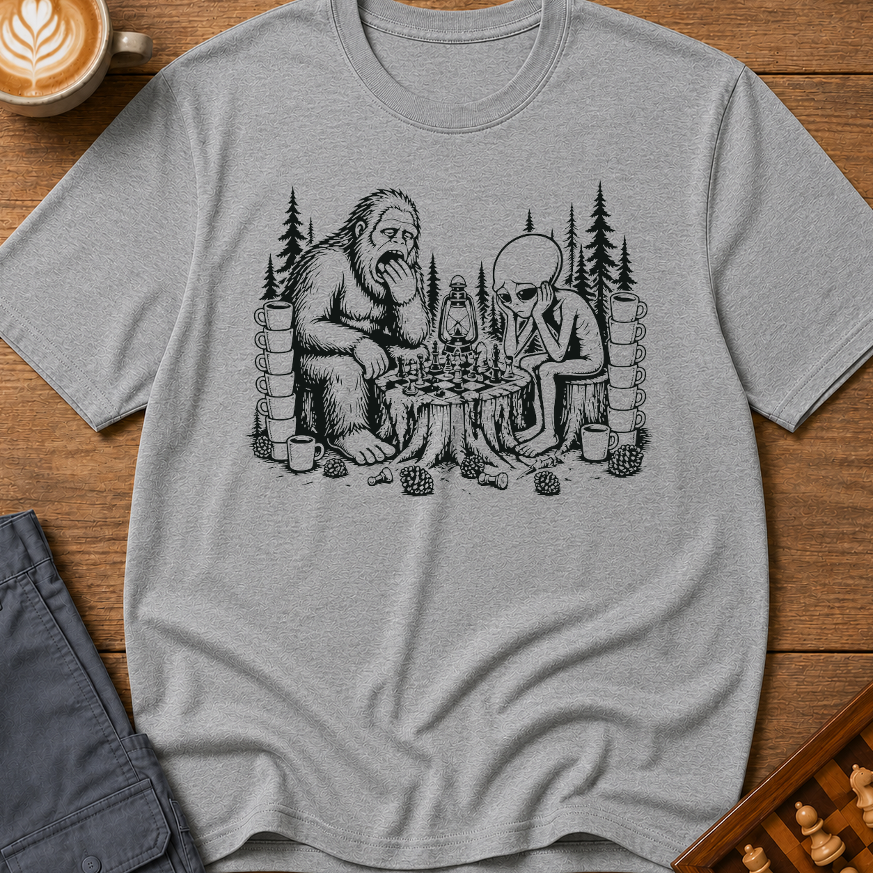Cryptid Chess Club T-Shirt