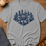 Chess Set Study T-Shirt