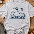 Knight Navy Outline T-Shirt