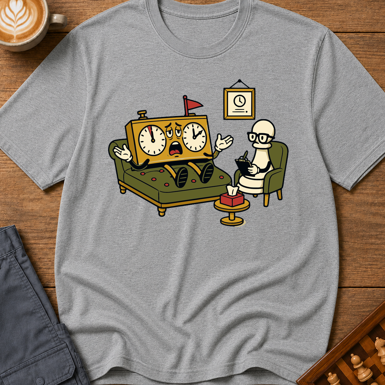 Time Trouble Therapy T-Shirt