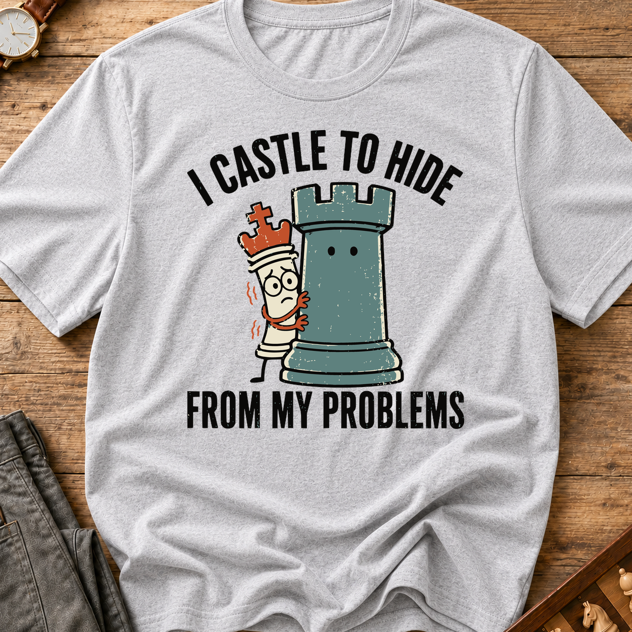 I Castle To Hide From Problems T-Shirt