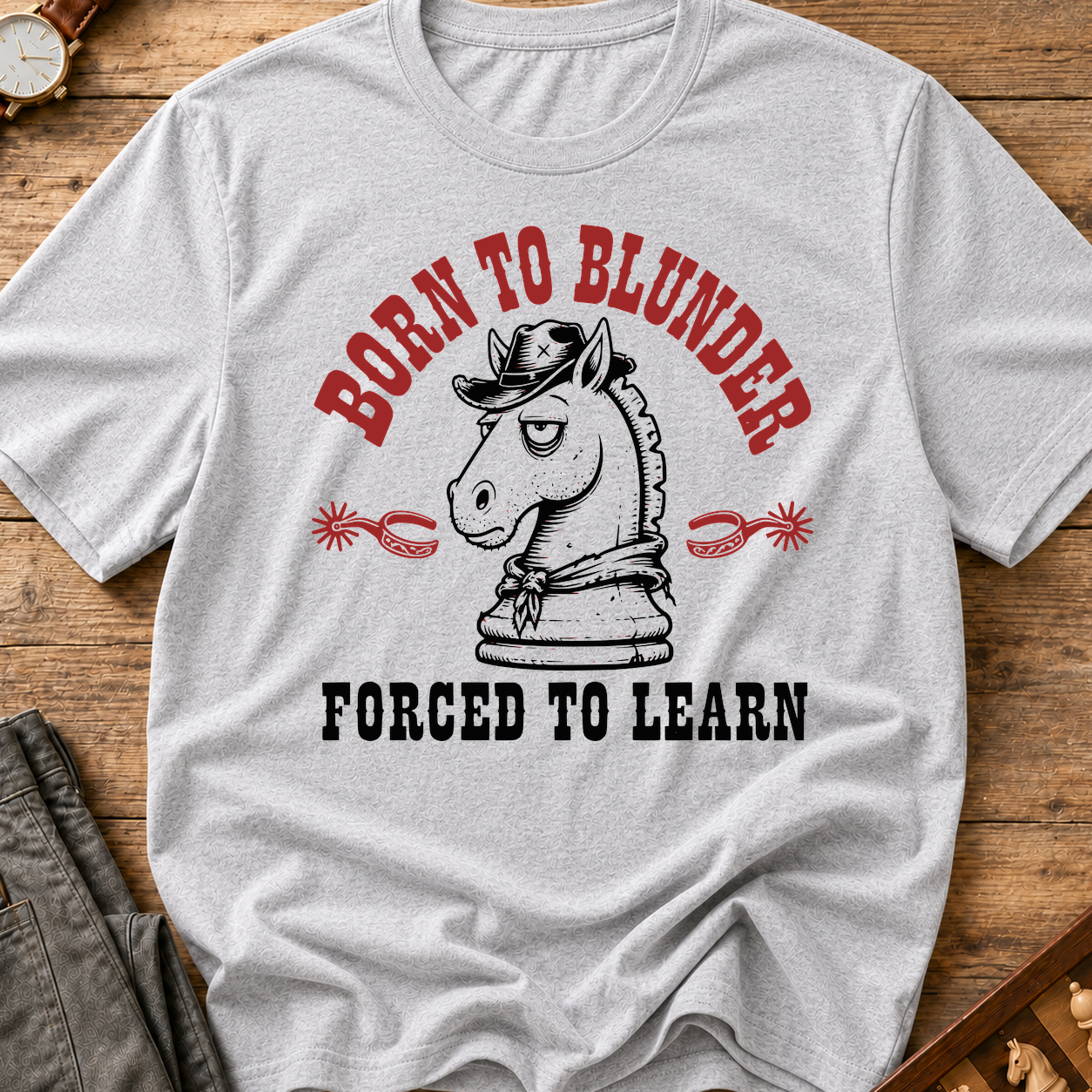 Born To Blunder Forced To Learn T-Shirt