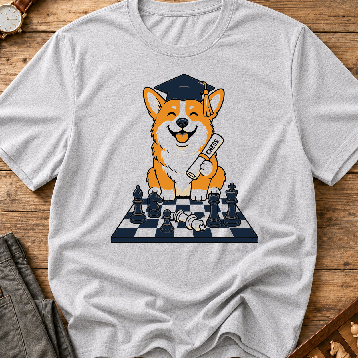 Gangster Corgi T-Shirt