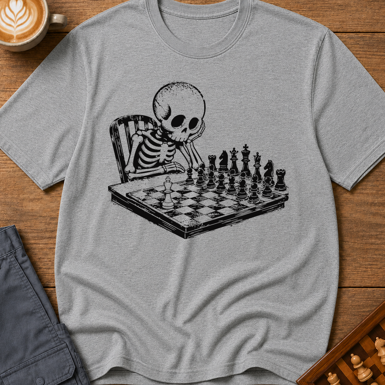 Skeleton At The Board T-Shirt