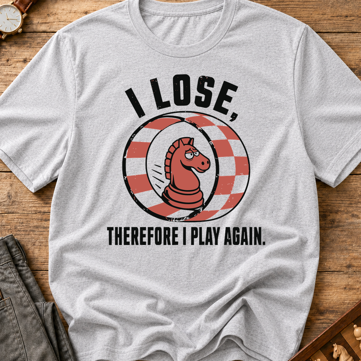 I Lose Therefore I Play Again T-Shirt