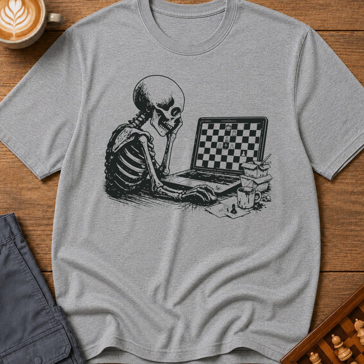 Death By Online Chess T-Shirt