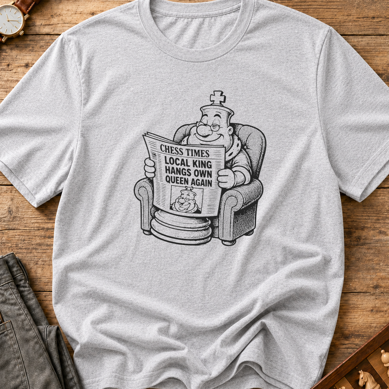 Local King Hangs Own Queen Again T-Shirt
