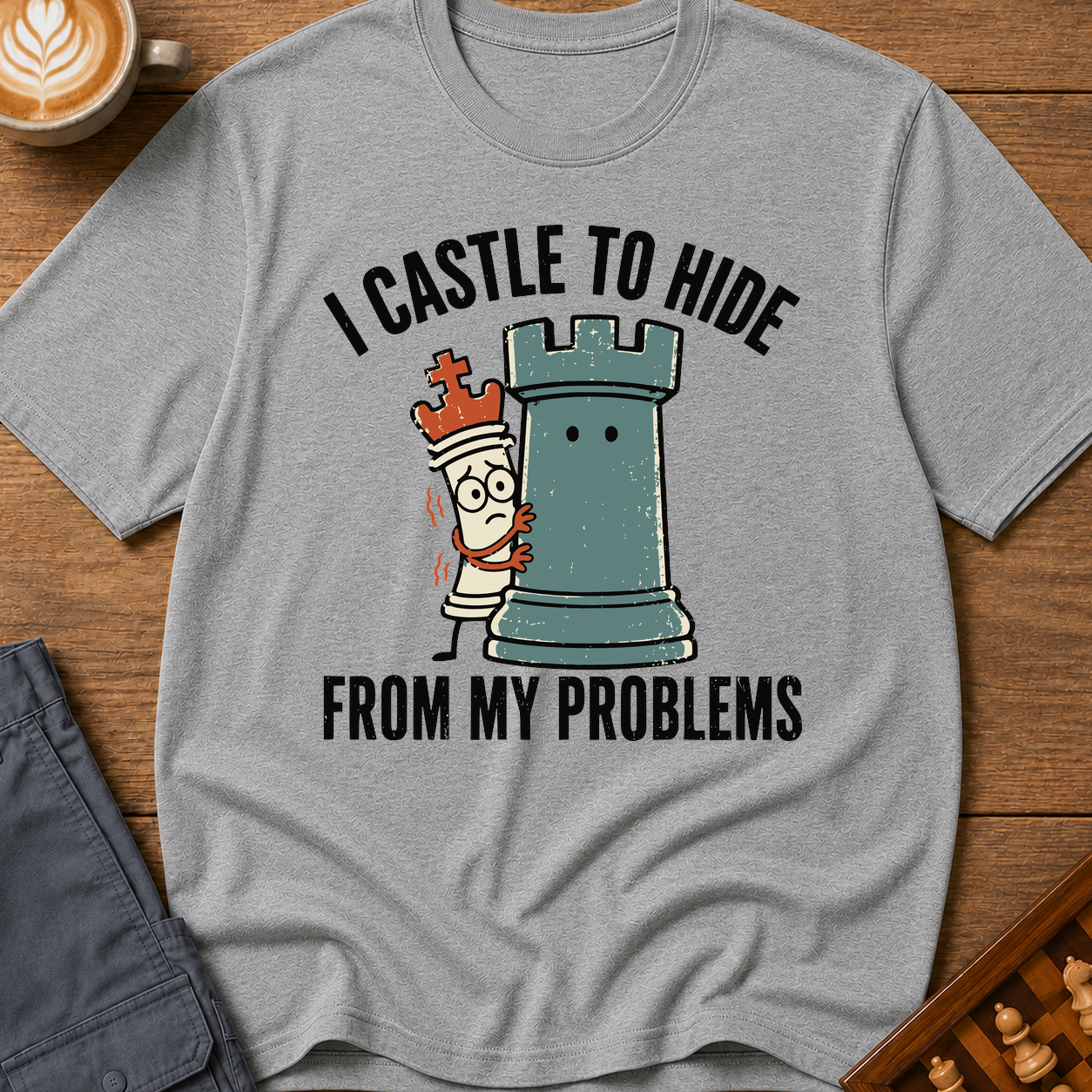 I Castle To Hide From Problems T-Shirt