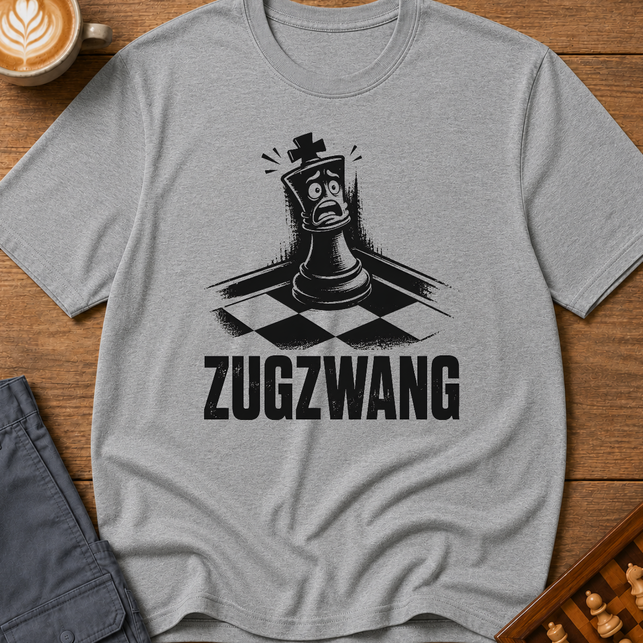 Zugzwang Panic King T-Shirt