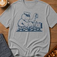Knight Navy Outline T-Shirt