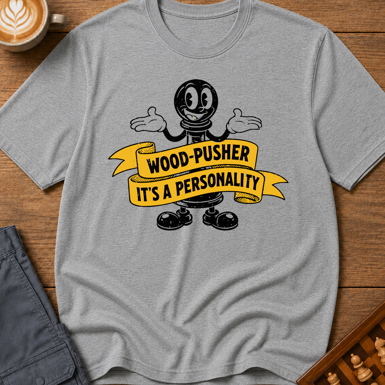Wood-Pusher It's A Personality T-Shirt