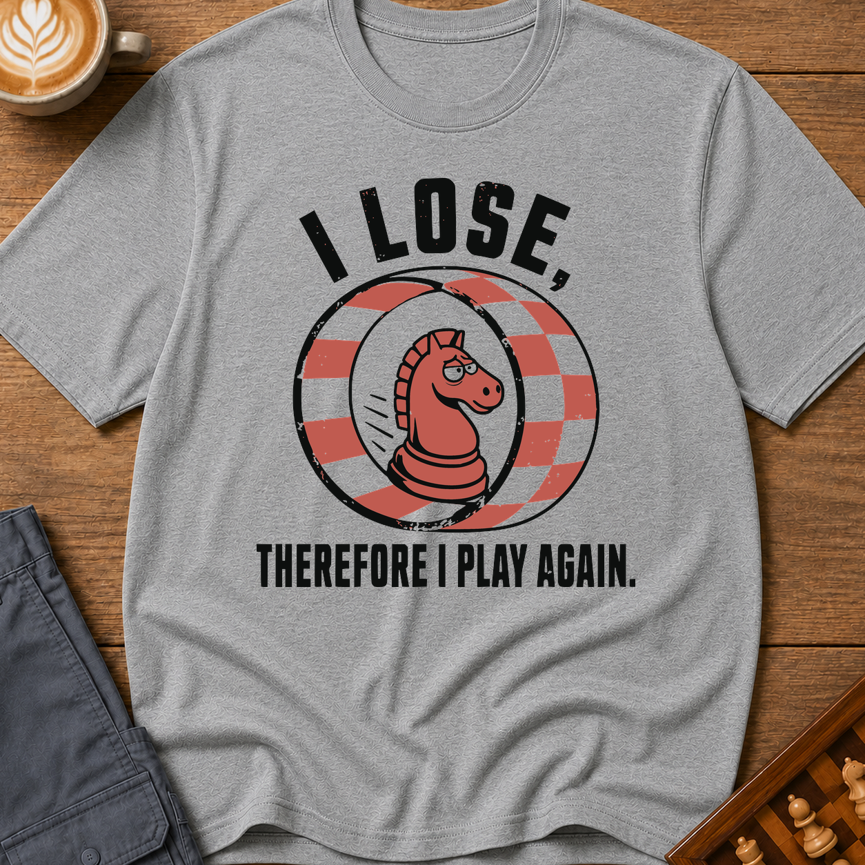 I Lose Therefore I Play Again T-Shirt