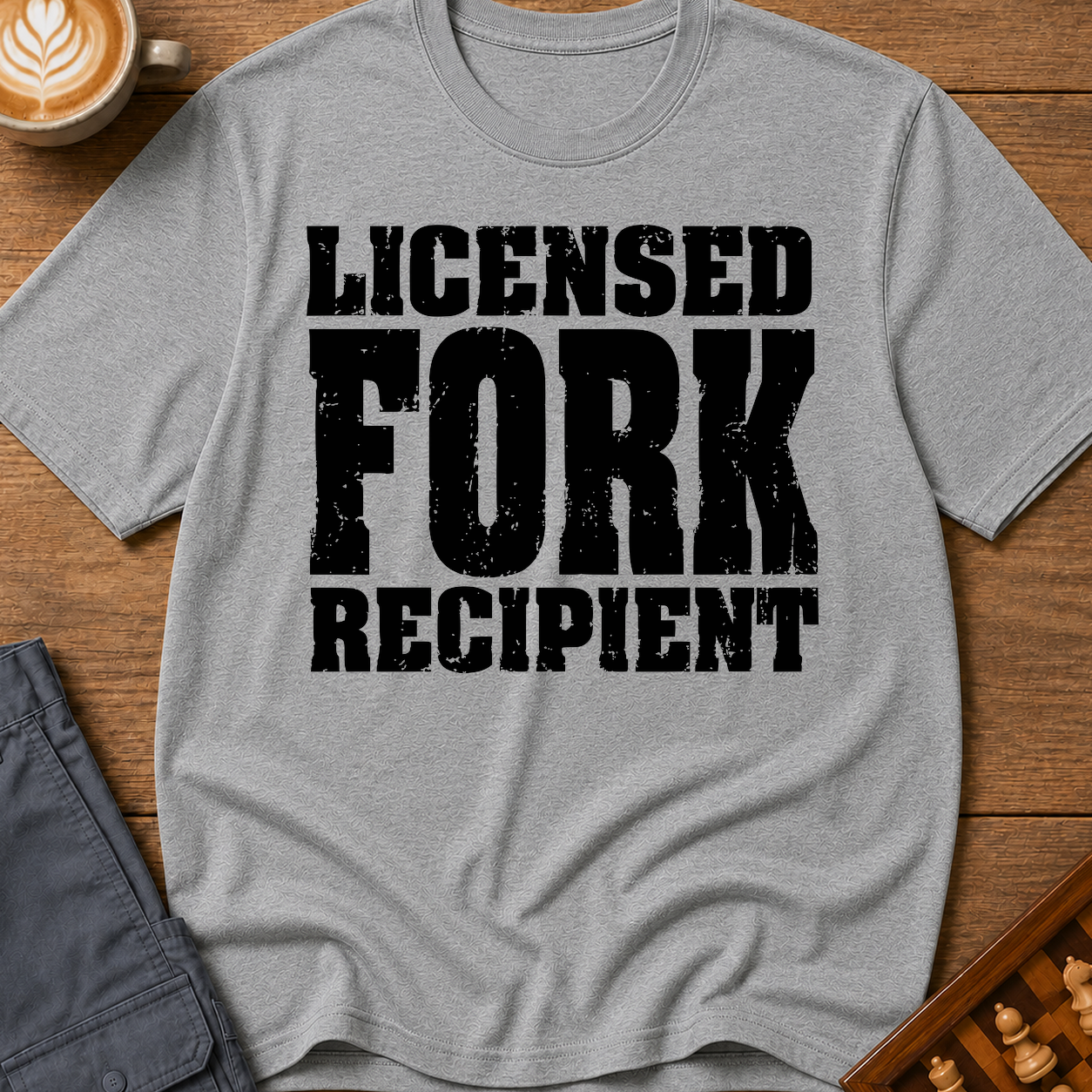 Licensed Fork Recipient T-Shirt