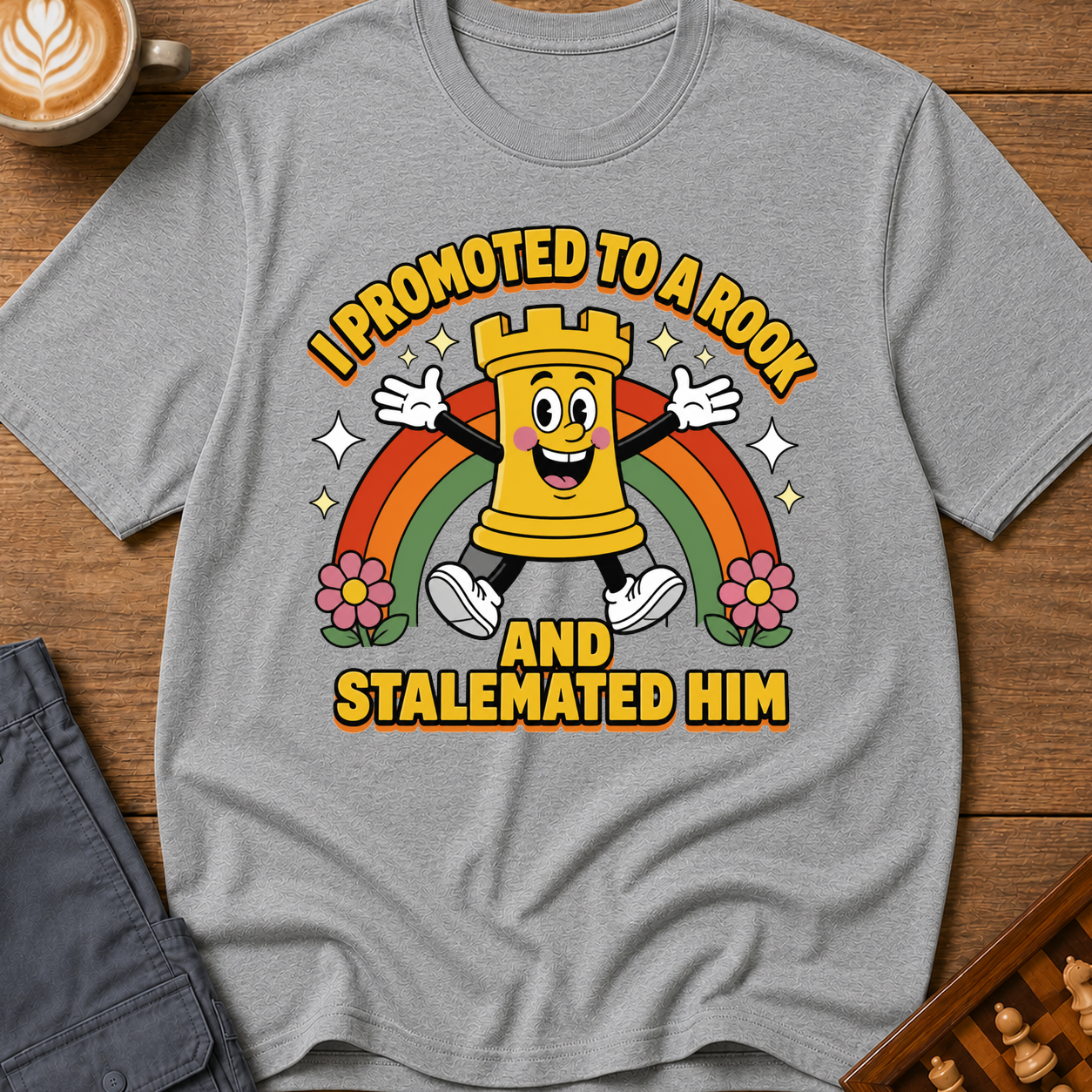 Promoted to a Rook and Stalemated Him T-Shirt