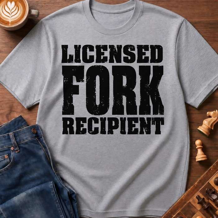 Licensed Fork Recipient T-Shirt