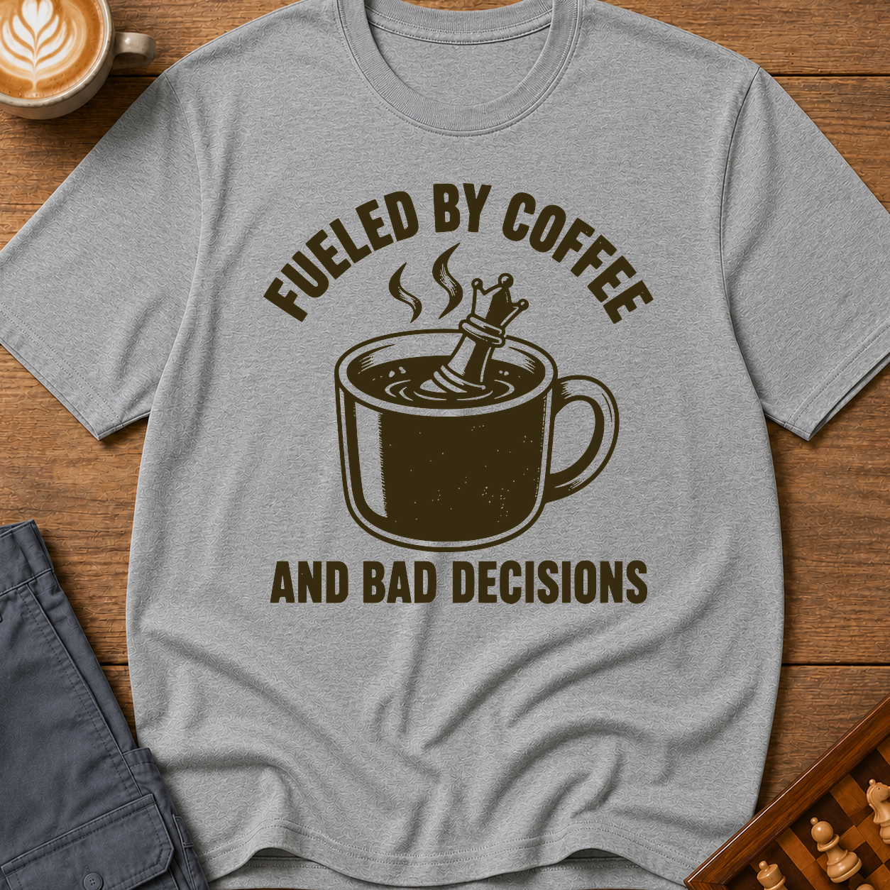 Fueled By Coffee And Bad Decisions T-Shirt