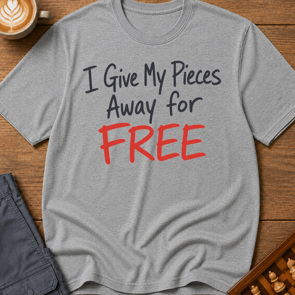 I Give My Pieces Away Free T-Shirt
