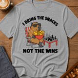 I Bring The Snacks Not The Wins T-Shirt