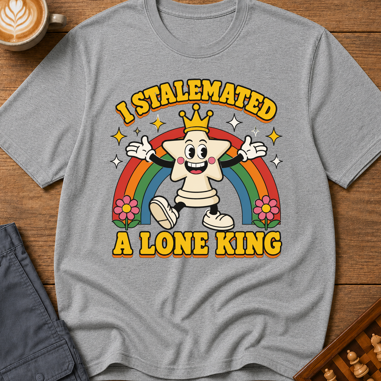 Stalemated a Lone King T-Shirt
