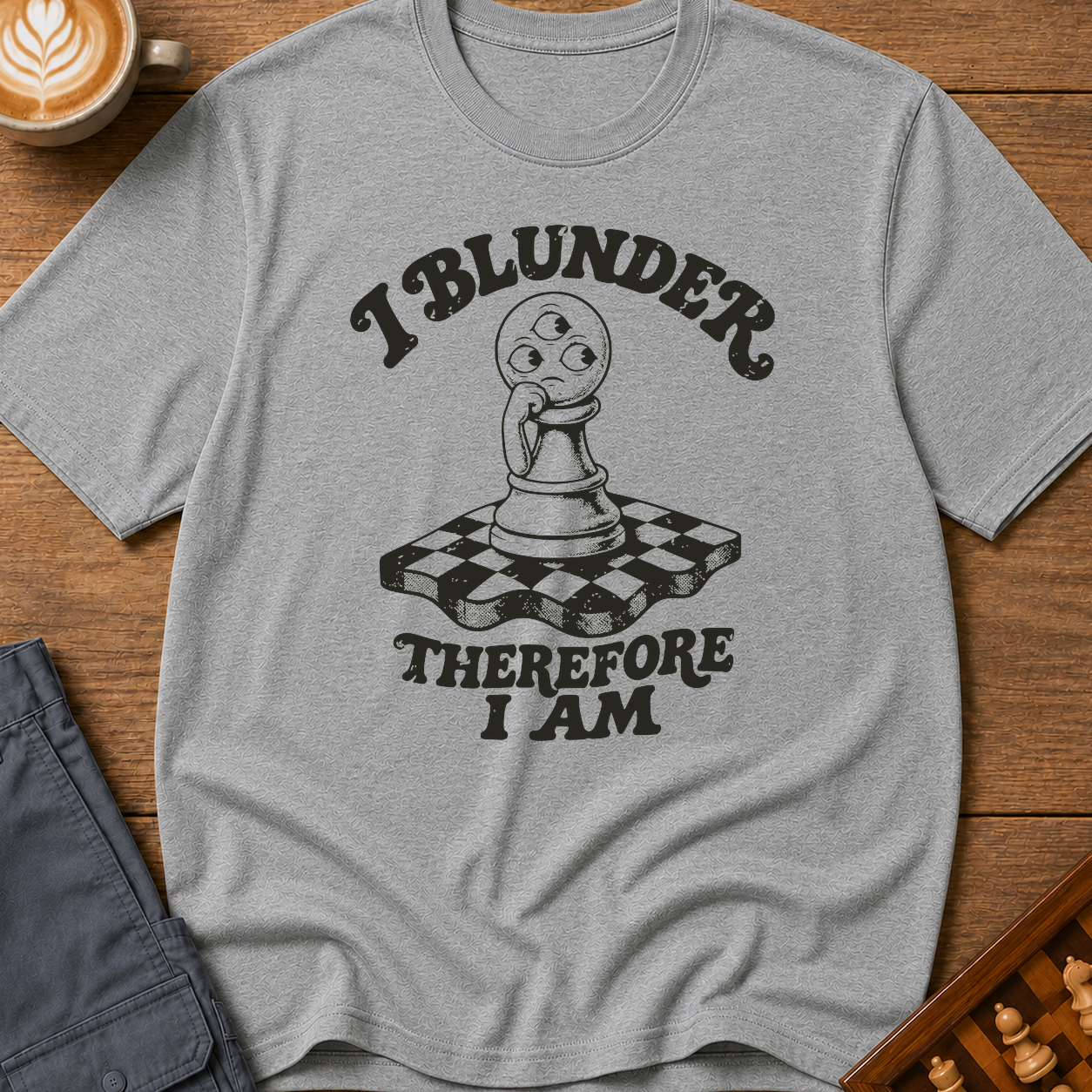I Blunder Therefore I Am T-Shirt