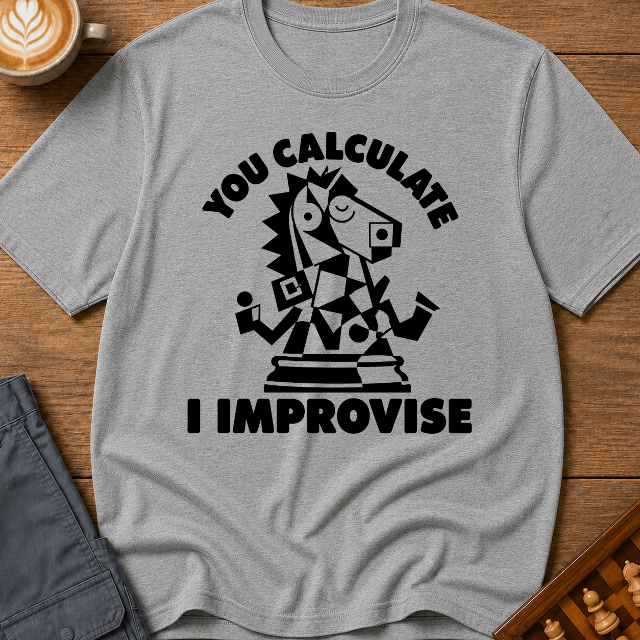 You Calculate I Improvise T-Shirt
