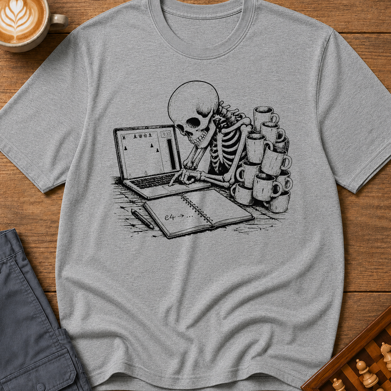 Caffeine And Checkmate T-Shirt