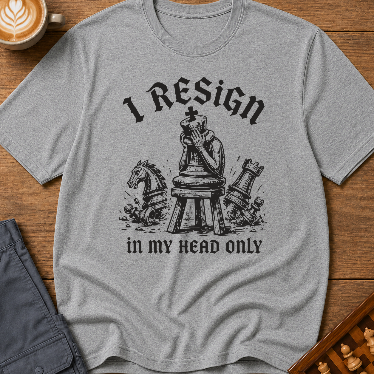 I Resign In My Head Only T-Shirt