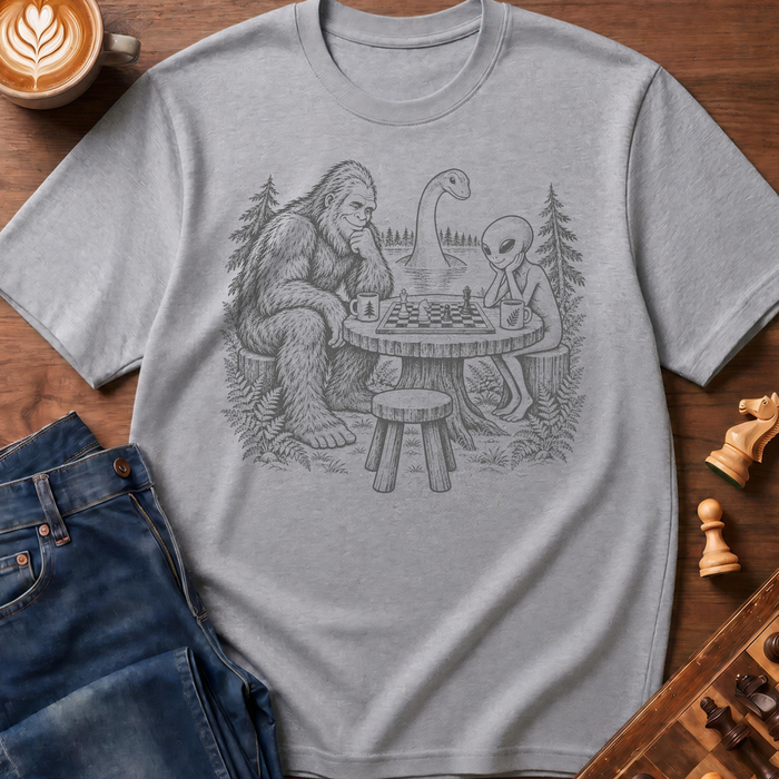 Cryptid Chess Gathering T-Shirt