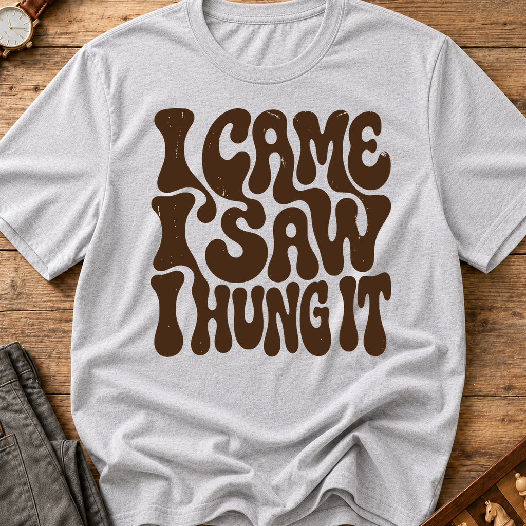 I Came I Saw I Hung It T-Shirt
