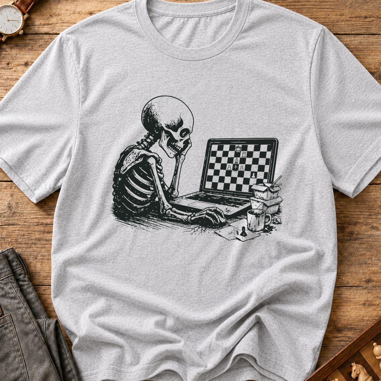 Death By Online Chess T-Shirt