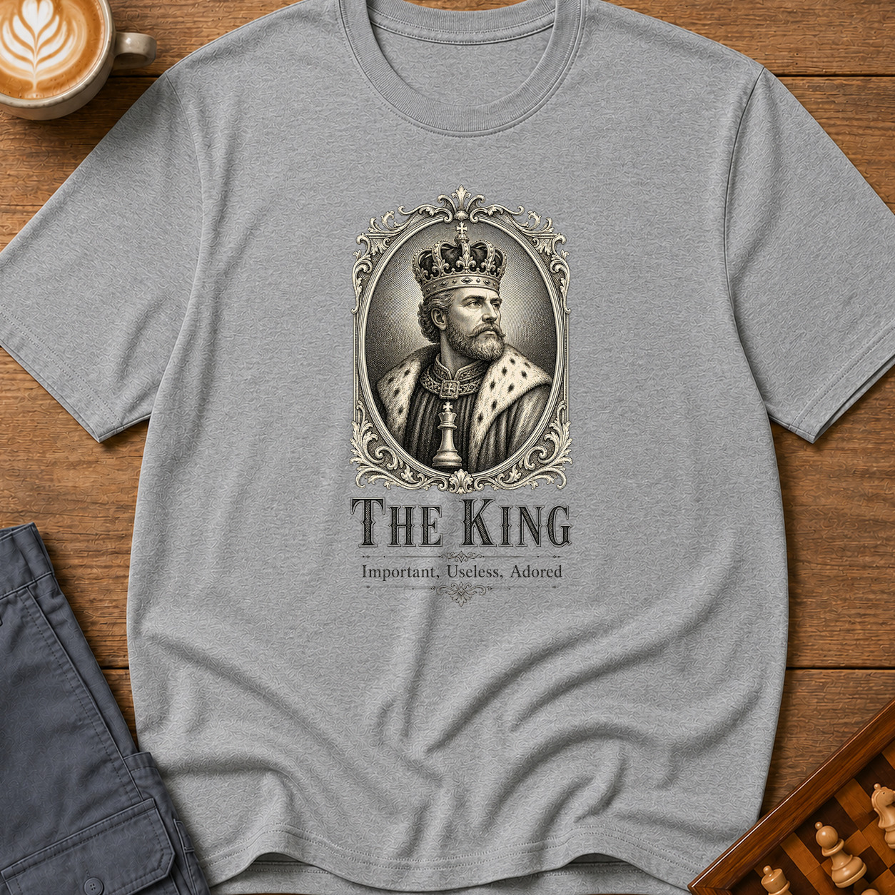 The King Important Useless Adored T-Shirt
