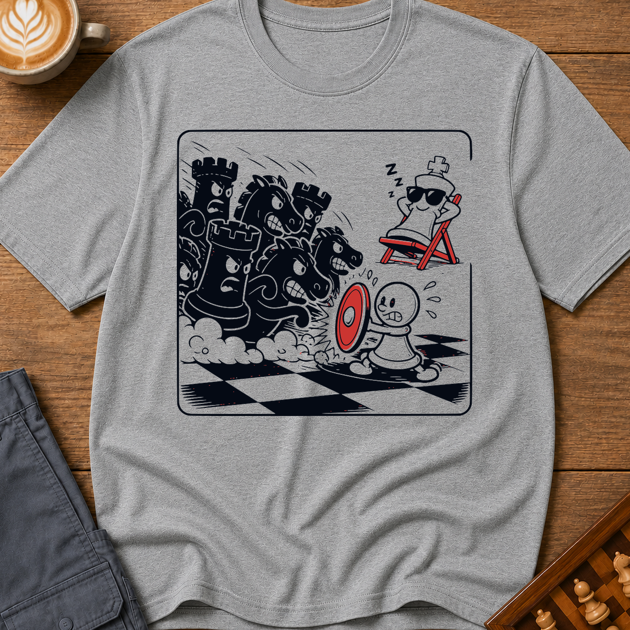 King Asleep As Pieces Flee T-Shirt
