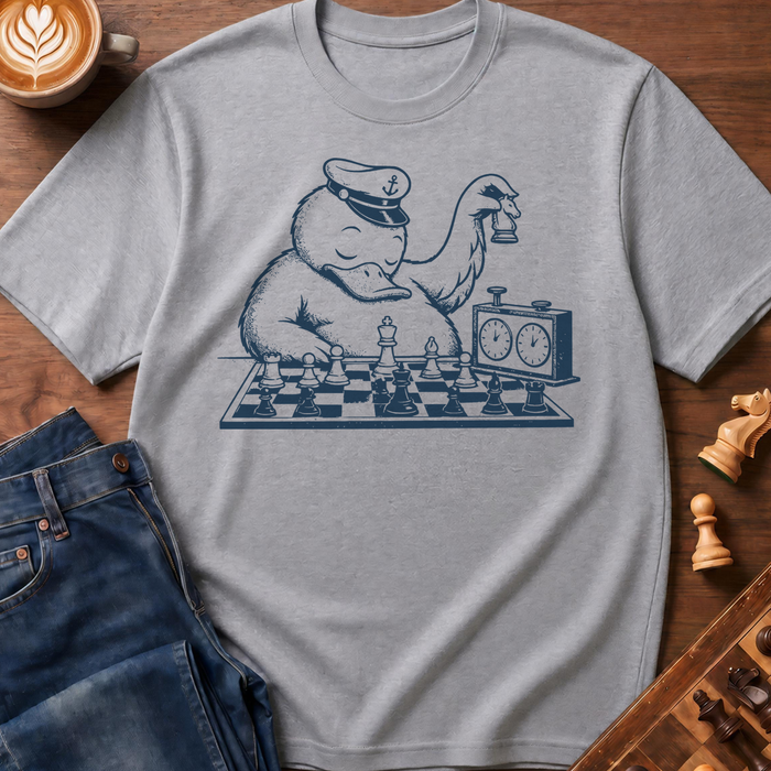 Knight Navy Outline T-Shirt
