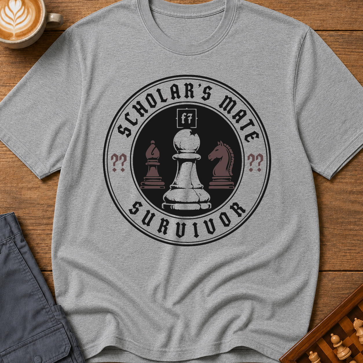 Scholars Mate Survivor T-Shirt