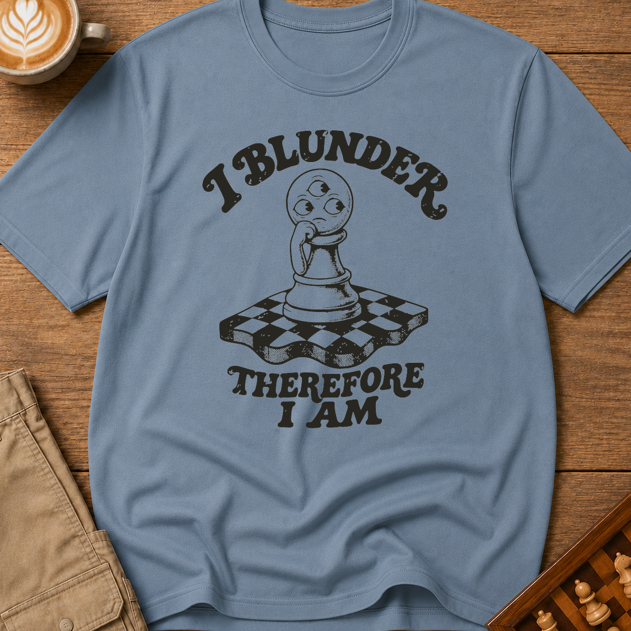 I Blunder Therefore I Am T-Shirt